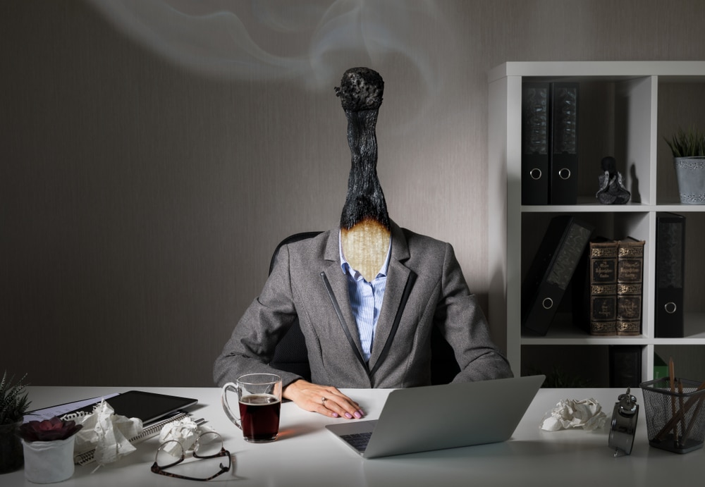 conceptualphotoillustratingburnoutsyndromeatwork