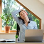 desk yoga