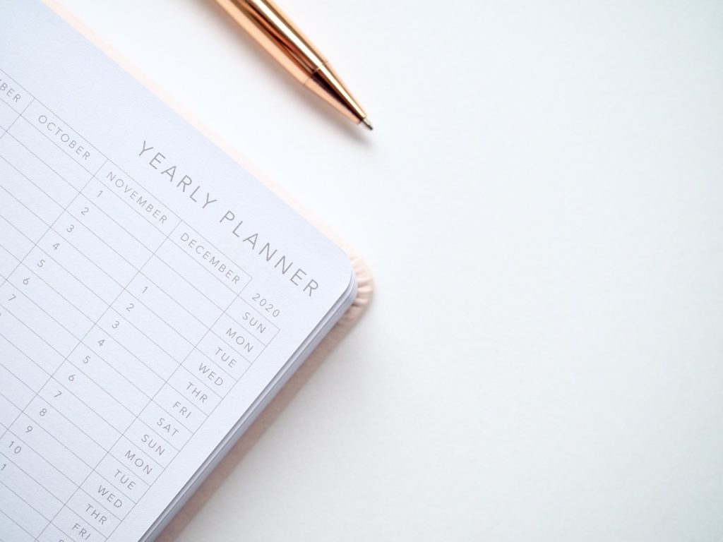 Yearly planner
