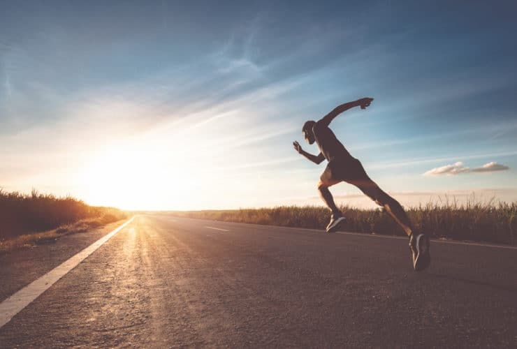 running