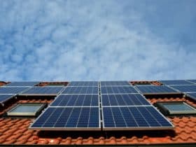 solar panels roof