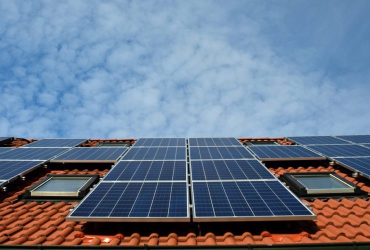 solar panels roof