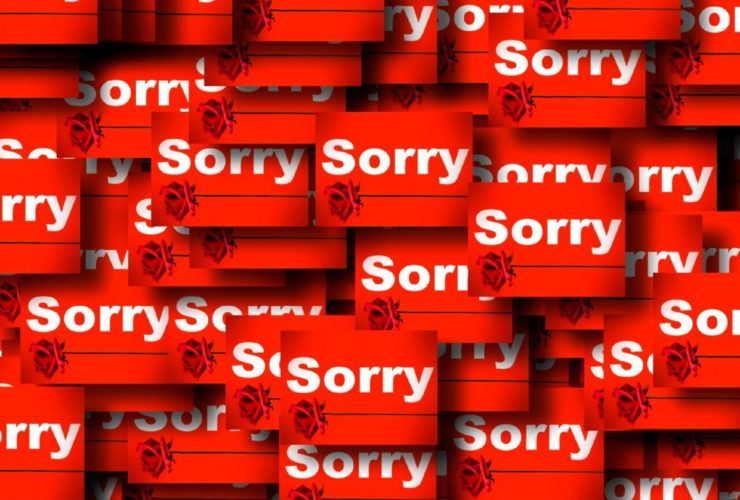 tired of been sorry